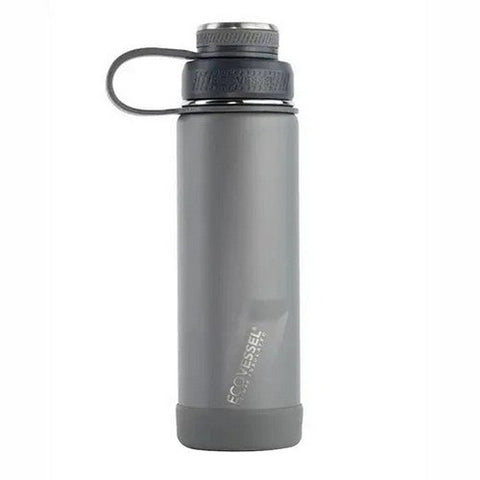 EcoVessel, Slate Gray Boulder Water Bottle, 20 Oz EcoVessel
