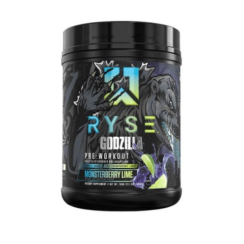 Ryse Supplements, Godzilla Pre-Workout Monsterberry Lime, 790 Grams Ryse Supplements