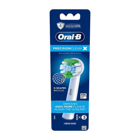 Oral-B, Precision Clean X-Filament Brush Heads, 3 Count
