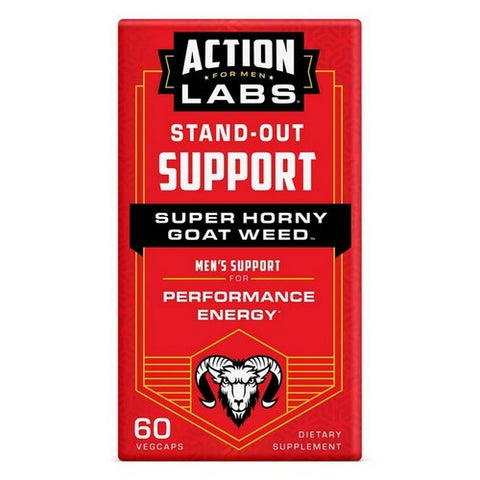 Action Labs, Super Horny Goat Weed, 60 Count