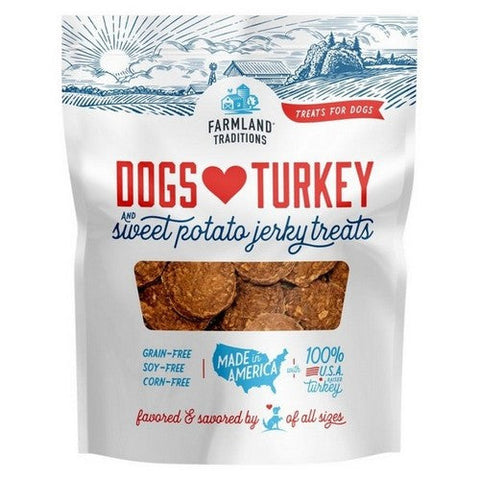 Farmland Traditions, Farmland Traditions Dogs Love Turkey & Sweet Potato Dog Treats, 6 Ounces Farmland Traditions