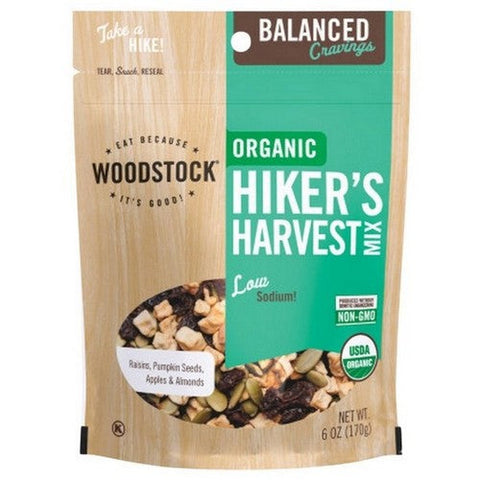 Woodstock, Organic Hikers Harvest Snack Mix, 6 Oz (Case Of 8) Woodstock