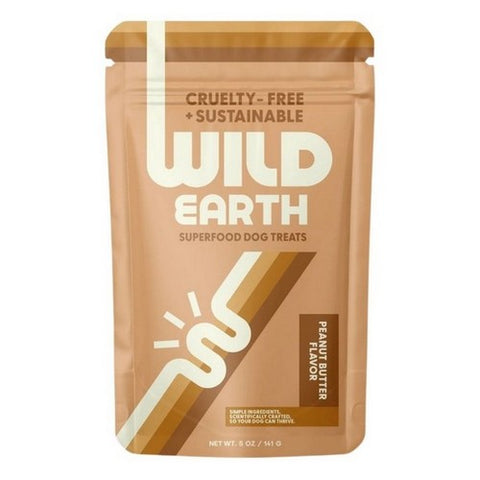 Wild Earth, Dog Treats Peanut Butter, 5 Oz (Case Of 8) Wild Earth