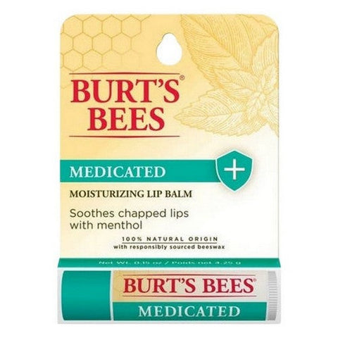 Burts Bees, Medicated Lip Balm Blister Box, 0.15 Oz Burts Bees
