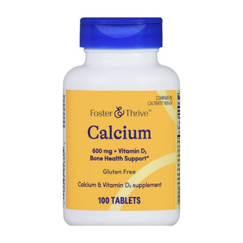 Calcium Plus Vitamin D3 100 Tabs by Foster And Thrive