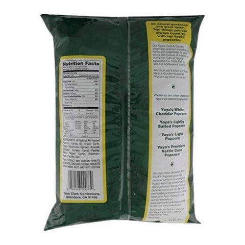 Yaya Organics, Herb And Garden Vegetable Popcorn, 6 Oz (Case Of 12)
