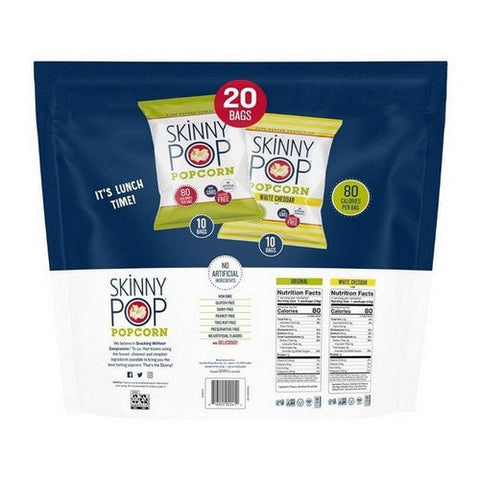 Skinny Pop, Variety Pack Original Cheddar Popcorn, 10 Oz (Case Of 3)