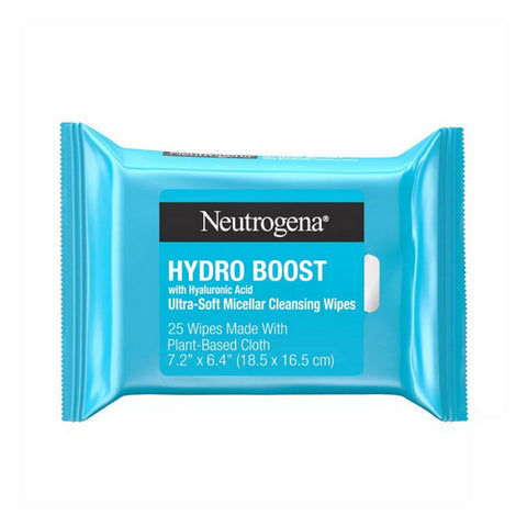 Hydro Boost Facial Cleansing Wipes 25 Count by Neutrogena