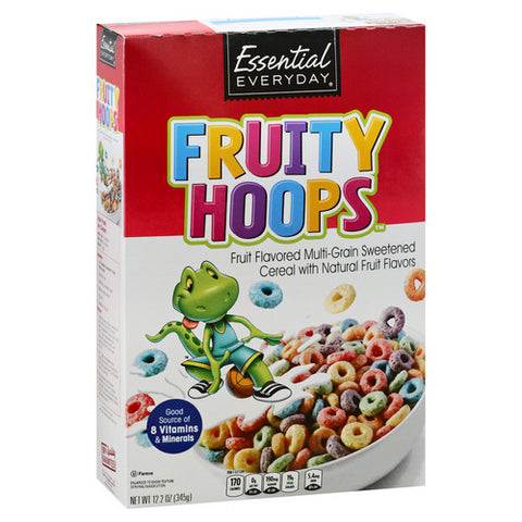 Fruit Flavored Multi Grain Sweetened Cereal 12.2 Oz (Case Of 14) by Essential Everyday