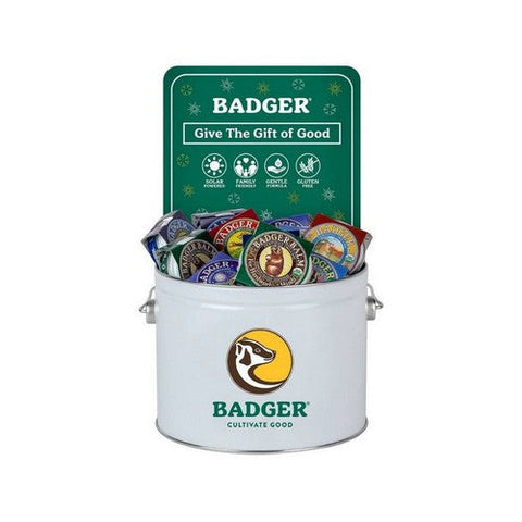 Badger Balm, Holiday Bucket of Balms, 30.75 Oz