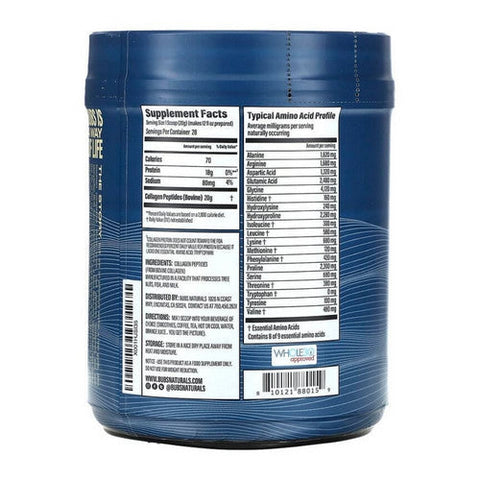 Bubs Naturals, Collagen Peptides Unflavoured, 20 Oz