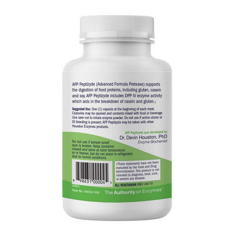 Houston Enzymes, AFP Peptizyde, 60 Capsules