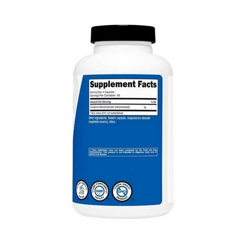 Nutricost, Performance Creatine Monohydrate, 3000 Mg, 180 Count