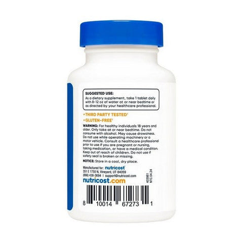 Nutricost, Melatonin Tablets, 10 Mg, 240 Count Nutricost