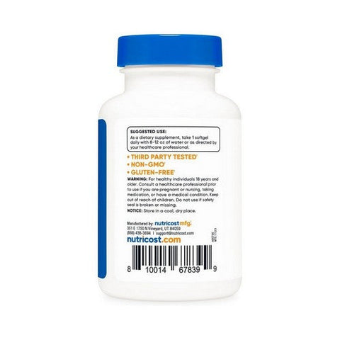 Nutricost, Lycopene, 20 Mg, 60 Softgels Nutricost