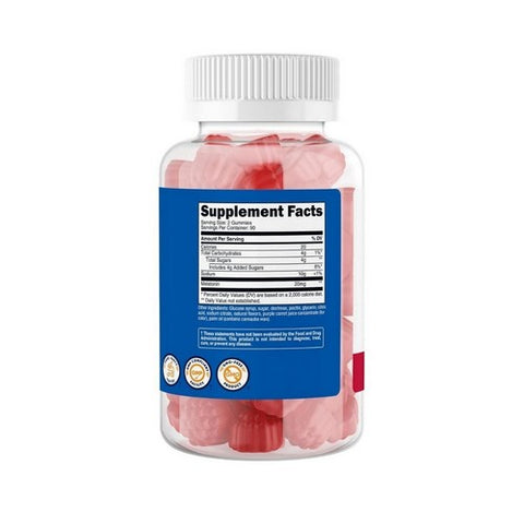 Nutricost, Melatonin Gummies Strawberry, 20 Mg, 180 Count Nutricost