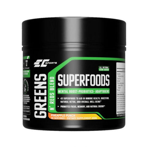 Greens And Reds Superfoods Pineapple Punch 458 Grams by EC Sports