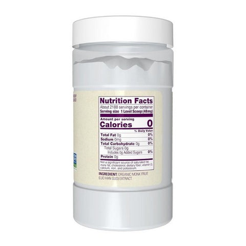 Now Foods, Organic Powder Monk Fruit Extract, 3.7 Oz Now Foods