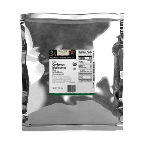 Organic Dried Whole Cordyceps Mushrooms 0.25 Lb by Frontier Co-op