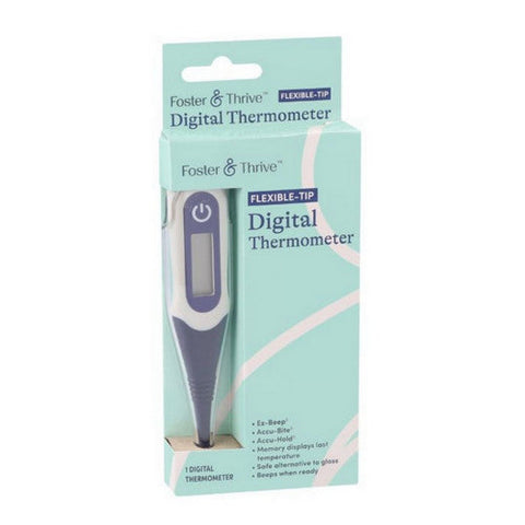 Foster And Thrive, Flexible Trip Digital Thermometer, 1 Count
