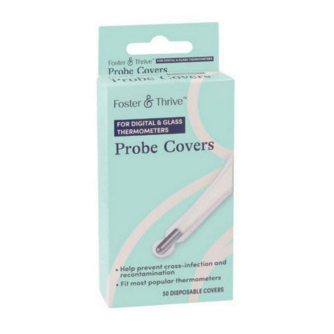 Foster And Thrive, For Digital And Glass Thermometer Probe Covers, 1 Count