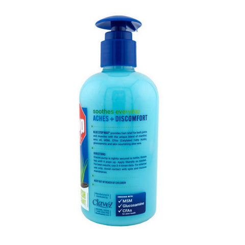 Blue Stop Max, Triple Action Fresh Scent Relief For Joints + Muscles, 8 Oz Blue Stop Max