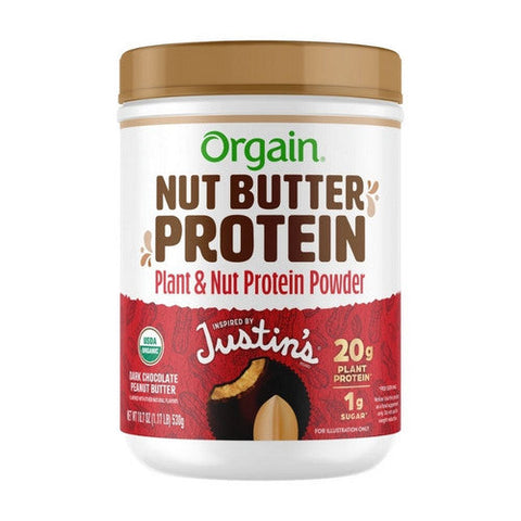 Orgain, Nut Butter Protein Plant Powder, 18.7 Oz Orgain