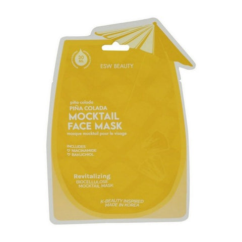 ESW Beauty, Revitalizing Biocellulose Mocktail Mask Pina Colada, 10 Count ESW Beauty