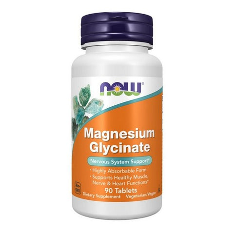 Now Foods, Magnesium Glycinate, 90 Tabs Now Foods