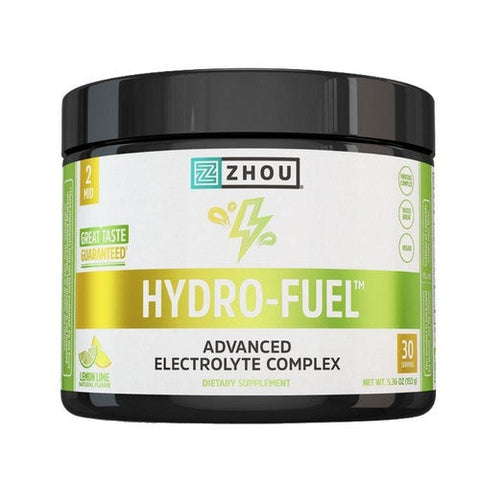 Zhou Nutrition, Hydro-Fuel Electrolytes Powder Lemon Lime, 5.36 Oz Zhou Nutrition