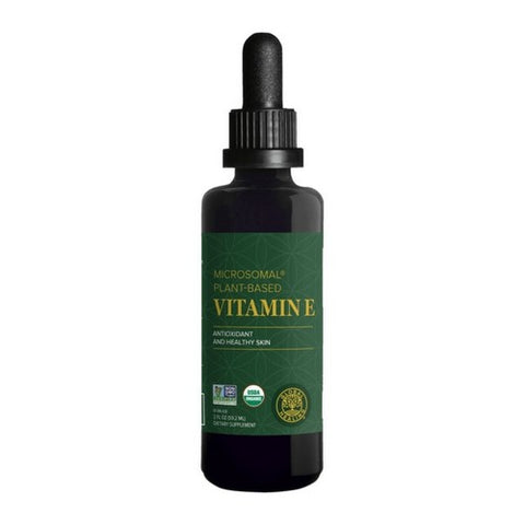 Organic Vitamin E Liquid Drops 2 Oz by Global Healing Center