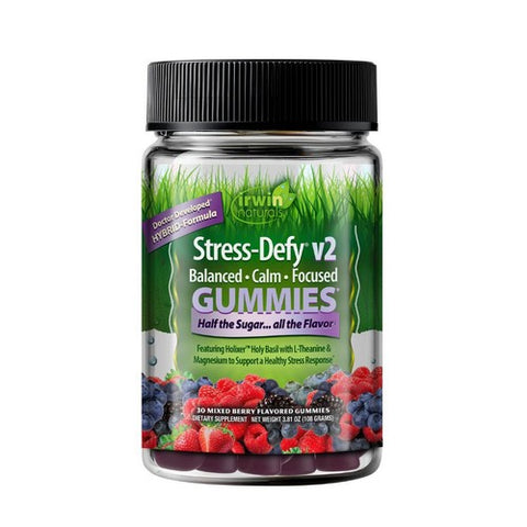 Stress Defy V2 Balanced Calm And Focused 30 Gummies by Irwin Naturals