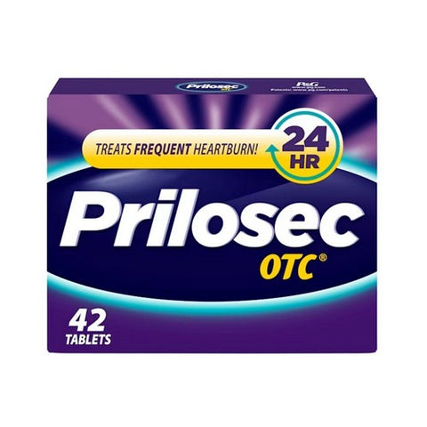 Omeprazole Delayed-Release Acid Reducer For Frequent Heartburn 42 Tabs by Prilosec Otc