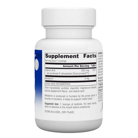 Source Naturals, Melatonin Peppermint, 2.5 mg, Sublingual Peppermint 100 Tabs Source Naturals