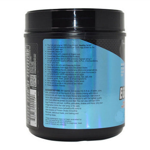 Healthy 'n Fit, 100% Egg Protein Powder, Vanilla, 12 Oz Healthy 'n Fit