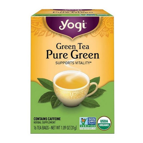 Yogi, Green Tea Pure Green, 16 bags Yogi