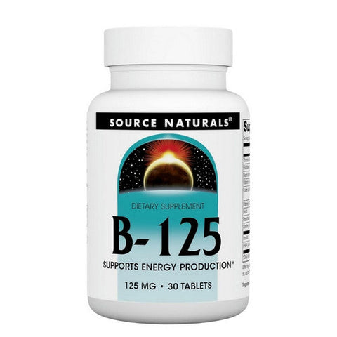 Source Naturals, B-125, 125 mg, 30 Tabs Source Naturals