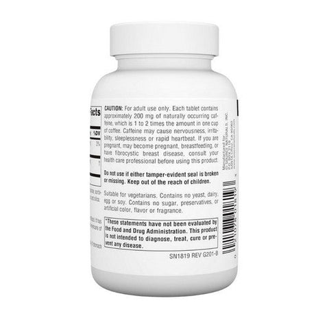 Source Naturals, Guarana Energizer, 900 Mg, 60 Tabs Source Naturals