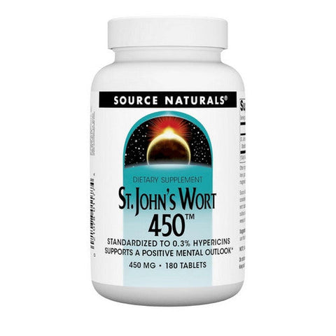 سورس ناتشورالز، نبتة سانت جون، 450 قرصًا (180 قرصًا)