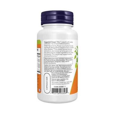 Now Foods, Mens Virility Power, 60 Caps Now Foods