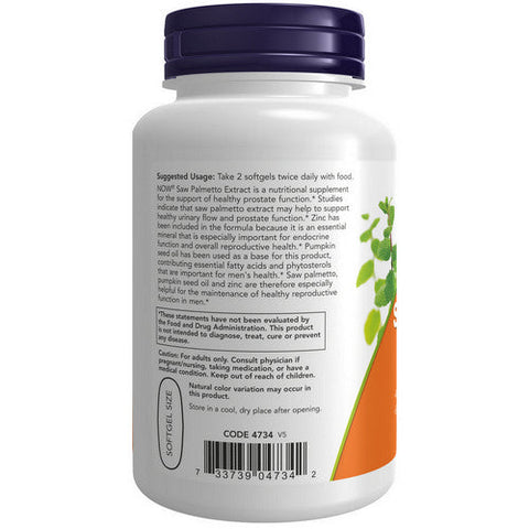 Now Foods, Saw Palmetto Extract, 90 Softgels Now Foods