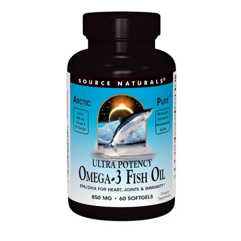 Arcticpure Ultra Potency Omega-3 Fish Oil Ultra Potency 60 Softgels by Source Naturals