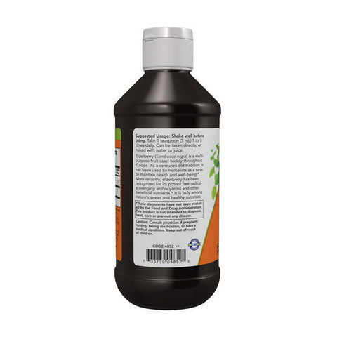 Now Foods, Elderberry Liquid, 8 oz Now Foods