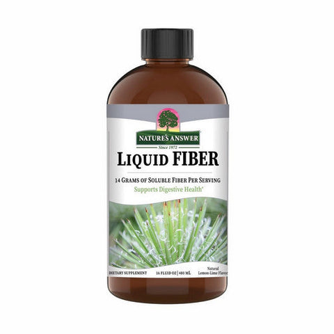 Nature's Answer, Liquid Fiber Natural Lemon-Lime, 16 Oz Nature's Answer