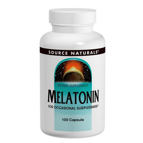 Melatonin 100 caps by Source Naturals