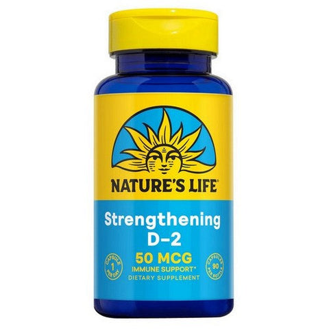 Nature's Life, Vitamin D-2, 2000 IU, 90 Veg Caps Nature's Life