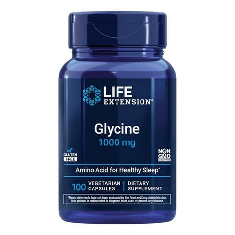 Life Extension, Glycine, 1000 mg, 100 caps Life Extension