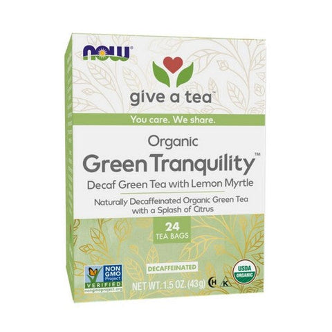 Now Foods, Organic Green Tranquility Tea, 24 Bags Now Foods