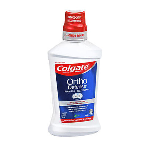 Colgate, Ortho Defense Phos Flur Anticavity Fluoride Rinse Mint, 16.9 Oz Colgate