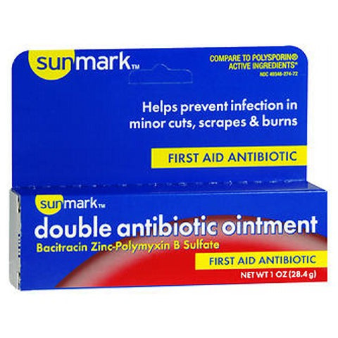 Sunmark, Double Antibiotic Ointment, 1 Oz Sunmark